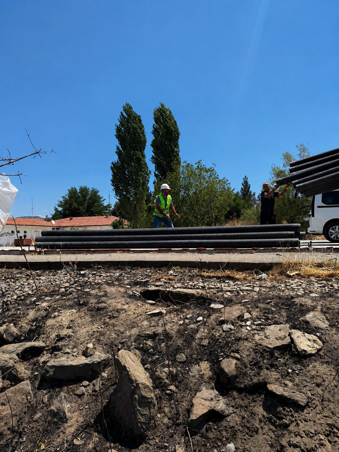 TPAO Şelmo Atık Su Arıtma Alt Yapı Koruge Boru Hattı